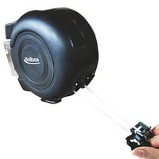 Image of 30M Retractable Washing Reel Line Clothes Double Laundry Wall Mounted Drying