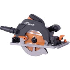 Image of Evolution R185CCSX+ 185mm Multi-Material Track Compatible Circular Saw 230V