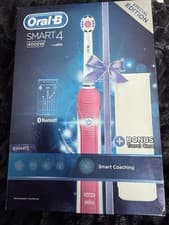 Image of Oral-B Electric Toothbrush Smart 4 Pink with Travel Case 4000W SPECIAL EDITION