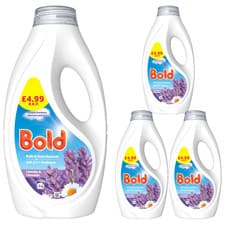 Image of Bold Liquid Laundry Detergent Lavender & Camomile 24 Wash 840ml Fresh Clean