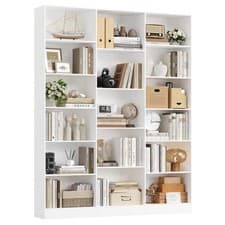 Image of Bookcase 188cm Tall Bookshelf Living Room Bookcases Free Standing Shelving Unit