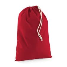 Image of Westford 100% Cotton Drawstring bag Laundry STUFF BAG Shoes Xmas Sack Stocking