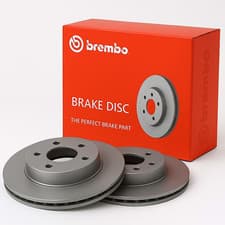 Image of BREMBO 08.C352.11 2x Brake Discs Rear Fits BMW 1 Series 2 Series i3 X1 X2 Mini