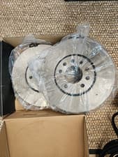Image of Pair of Vented Front Brake Discs for Cadillac, Opel, Saab, Vauxhall