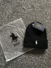 Image of Polo Ralph Lauren Classic Beanie Winter Hat Genuine