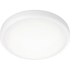 Image of Philips Doris CL257 LED Surface IP44 Bathroom Round Flush Light White Downlights