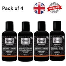 Image of Wilkinson Sword Barber’s Style Beard Wash & Softener for Men 177ml Pack of 4