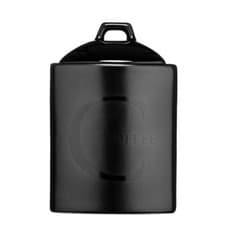 Image of Black Text Coffee Storage Jar Ceramic Also Available Tea/Sugar/Biscuit