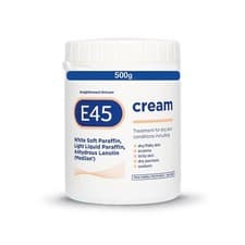 Image of E45 Cream 500 g Tub – Moisturiser for Dry Skin and Sensitive Skin - Emollient...