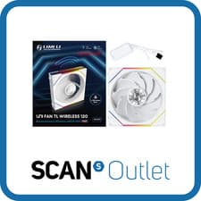 Image of Lian Li UNI TL Wireless Reverse Blade 120mm ARGB PWM Fan White
