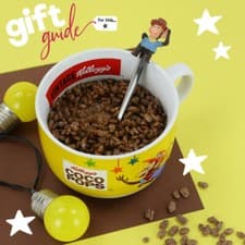 Image of Kellogg's Vintage Style Ceramic Bowl & Coco Pops Cereal Gift Set Very Rare!