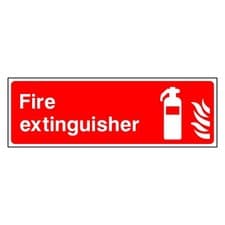 Image of Fire Extinguisher Sign or Sticker | FEQP0035