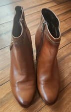 Image of Gabor Lady’s Brown Leather Boots Size 6 Brand New!