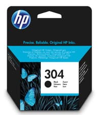 Image of HP 304 Black Ink Cartridge Genuine Standard For DeskJet 2620 2630 3720