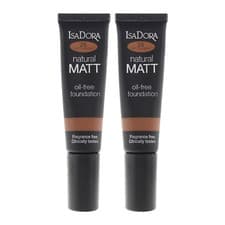 Image of Isadora Natural Matt Oil-Free 25 Mocha Foundation 35ml x 2