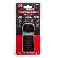 Image of Abracs MTWM3405 Multi Tool Blades for Wood and Metal 34mm (Pack of 5)