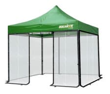 Image of BULHAWK® 3x3m Commercial Heavy Duty Pop Up Gazebo Waterproof with Clear Sides