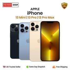 Image of New Apple iPhone 13 MINI / 13 PRO/ 13 PRO MAX 128/256GB Unlocked Smart Phone A++
