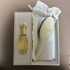 Image of Christian Dior Novelty Gift J'Adore Mist 40ml Hair Brush Drawstring Bag with BOX