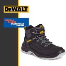 Image of DeWalt LASER Black Safety Boots work boots Steel toecap UK sizes 7-12