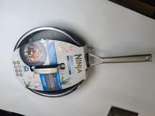 Image of GENUINE Ninja Zerostick PREMIUM 26cm Sauté Pan with Glass Lid Non-Stick, RRP 119