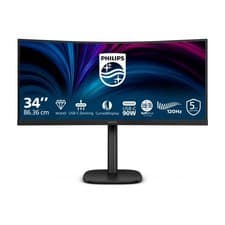 Image of Philips 3000 Series 34 inch Wide Quad HD IPS LCD Monitor - Black (34B2U3600C/00)