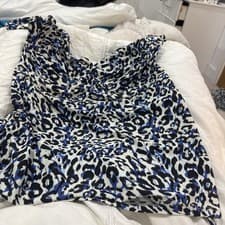 Image of Panache Women's Serengeti Balconnette Tankini EH6 Blue Animal Size 32GG