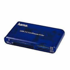 Image of Hama "35in1" USB 2.0 Multi Card Reader, SD/CF/MS/xD/SM - Blue