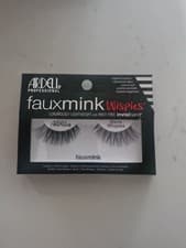 Image of ARDELL LASHES FAUX MINK FALSE EYELASHES BLACK - DEMI WISPIES