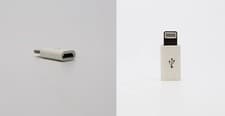 Image of Adapter Micro USB to iPhone 8 / X/12 pin Male Female Converter Connector For IOS