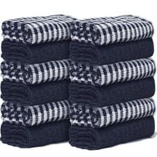 Image of Pack of 12 Tea Towel 100% Cotton Terry Kitchen Towels DishTowel , Tea towels