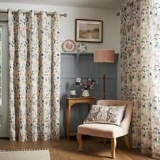 Image of Voyage Maison Hibbertia Lined Eyelet Curtains, Meadow W90" x D108" RRP £218