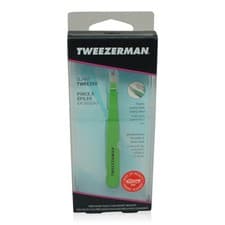 Image of Tweezerman Slant Tweezer - Green Apple