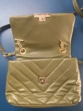 Image of New Without Tags, Accessorize Mia Quilted Cross Body Bag - Khaki