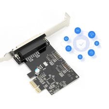 Image of PCIE To Parallel Port Card Print Port LPT PCI-E LPT Printer Card Adapter DB2 BL
