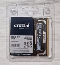 Image of Crucial Ballistix Memory Kit 16GB (2x8Gb) DDR4 3200 SO-DIMM CL16 BL2K8G32C16S4B