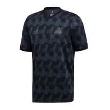 Image of ADIDAS CLIMACOOL Men's Tango AOP Jersey T-Shirt Black Size UK Small NEW