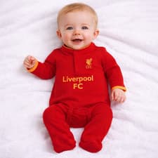 Image of Official Liverpool Baby  Sleepsuit baby grow romper suit 100% cotton 0-3 Months