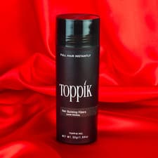 Image of TOPPIK 55g - Hair Building Fibers - DARK BROWN Colour - the look of thicker hair
