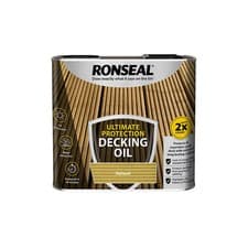 Image of Ronseal Ultimate Protection Decking Oil Natural Cedar 2.5L