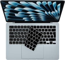 Image of Silicone Keyboard Cover Skin for 2025 MacBook Air 15.3" 13.6 inches M4 A3241 A3