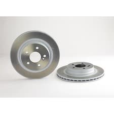 Image of 09.A760.11 Brake Disc x2 Rear Coated Fits Mercedes C-Class T-Model Coupe Brembo