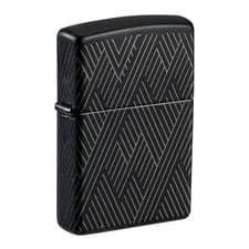 Image of Zippo Lighter 218C Abstract Lines Design Windproof Lighter New