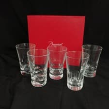 Image of Baccarat glass Classic 5 tumblers ETNA VEGA ROSA BIBA BELUGA