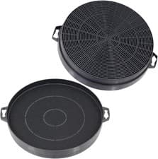 Image of 2PK Carbon Charcoal Cooker Filter 210mm Extractor Hood For CDA ECP61 ECP71 ECP81