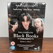 Image of Black Books Series 1-3 DVD Box Set Complete Collection UK Region 2 - NEW SEALED