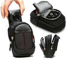 Image of Navitech Black Camera Case For Canon PowerShot ZOOM Telephoto Monocular Camera