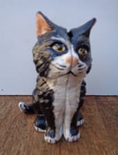 Image of Cast Iron CAT Money Box / Bank - Collectable Heavy, Lovely Gift = Free Poastage