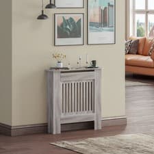 Image of Radiator Cover Small Medium Large Grey /White Painted Radiator Cover Living Room