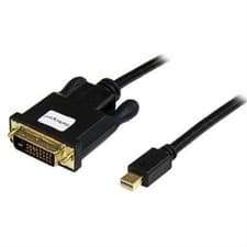 Image of StarTech.com MDP2DVIMM6B - 6 ft Mini DisplayPort to DVI Adapter Converter Cable